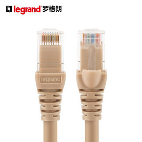 罗格朗开关插座面板非屏蔽网络线网线跳线家用 8.69元