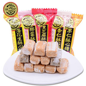 徐福记酥心糖500g结婚喜糖混合口味花生酥糖果年货批发散装零食 5.98元