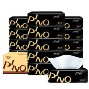 18日10点、88VIP：心相印 品诺黑白经典系列 抽纸 4层*90抽*16包（161*190mm） *2件