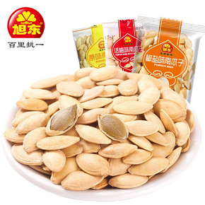 旭东南瓜子1000g小包装新货话梅椒盐盐焗味熟2斤装 1斤 32.8元