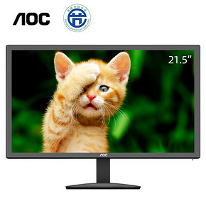 AOC E2280SWN 21.5英寸电脑家用监控办公两用商用显示器液晶可壁挂护眼前台显