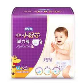 Anerle 安儿乐 小轻芯 婴儿拉拉裤 XL24片*6包 *2件 288元包邮（合144元/件） ￥288