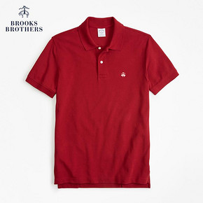 Brooks Brothers/布克兄弟男士Supima棉纯色短袖Polo衫1000033021 479元