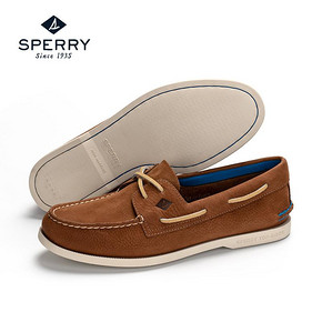21日0点、历史低价： SPERRY STS18677 男士牛皮船鞋 259元（定金40元）