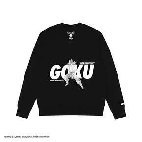 Aape X DRAGON BALL SUPER反光猿颜悟空图案印花加绒卫衣 优惠价479元