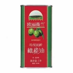 天猫 88VIP： 欧丽薇兰 特级初榨橄榄油 1L *2件 83.6元包邮（合41.8元/件）
