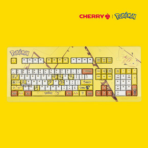 新品发售、双11预售： CHERRY 樱桃 G80-3000 机械键盘 皮卡丘限定款 红轴 1899元