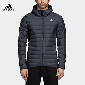 adidas阿迪达斯男子轻盈舒适短款拉链保暖羽绒服上衣 促销价619