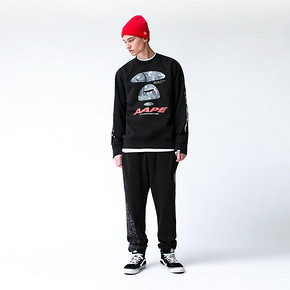 Aape 夜光迷彩加绒卫衣 优惠价499元