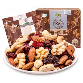 中粮山萃每日坚果175g/盒 混合水果坚果干果仁孕妇零食礼盒小包装 24.5元