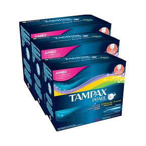 TAMPAX 丹碧丝 珍珠导管式卫生棉条 50支混合装 *3件 239元（合79.67元/件）