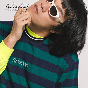 INNERSECT潮牌 BUTTER GOODS 2019秋季新品时尚休闲条纹短袖T恤男 375元