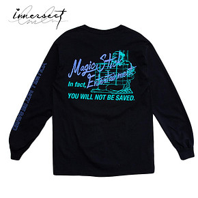 INNERSECT潮牌 MAGIC STICK 2019春秋新品时尚印花字母长袖T恤男 559元