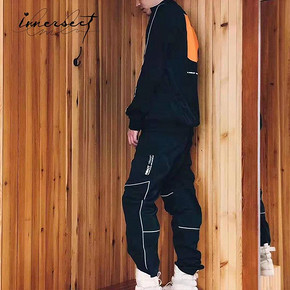 INNERSECT潮牌 ROKIT 2019春秋新品潮流宽松休闲拉链运动服男 616元