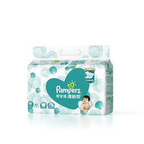 88VIP：Pampers 帮宝适 清新泡泡帮 纸尿裤 M41 *6件 300.3元包邮（合50.05元/件） 
