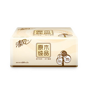 2日10点，88VIP会员：Breeze 清风 原木纯品 2层200抽24包 抽纸 *3件 115.79元（需用