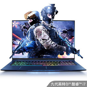 机械师F117-FPE九代英特尔酷睿i7-9750H RTX2070 8G独显吃鸡游戏本17.3英寸144Hz屏窄
