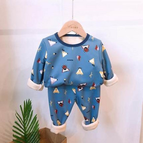 11日0点、双11预告：Garysoon 儿童加绒内衣套装 17.98元包邮 ￥18