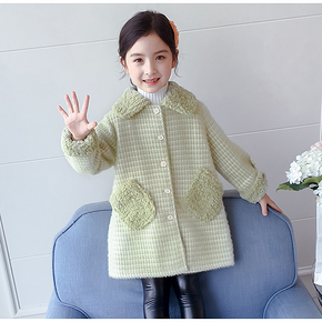 11日0点、双11预告：黑尼木木 女童呢子大衣 89.1元包邮 ￥89