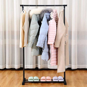 可米熊 落地单杆晾衣架 儿童款 不可伸缩 11.8元包邮 ￥12