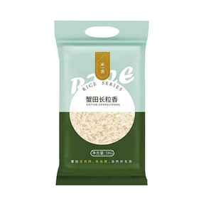米舍 蟹田长粒香米 5kg *3件+凑单品 39元（合13元/件）