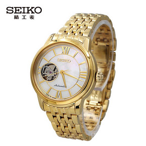 SEIKO日本精工手表女机械表钢带女表SSA850J1 1039元