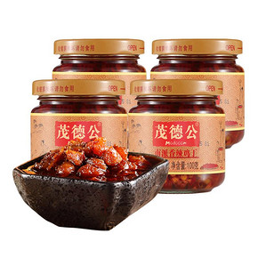 茂德公香辣鸡丁酱100g*4 *5件 68.5元（双重优惠） ￥69