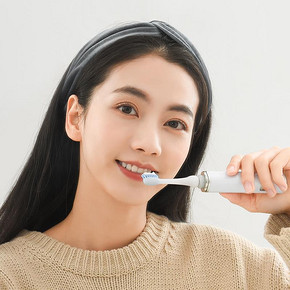 网易严选日式和风声波式便携防水自动电动牙刷女成人声波软毛牙刷 39.9元