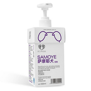 宠愿 萨摩耶白毛专用宠物沐浴露500ml 59元