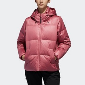 双11预告： adidas 阿迪达斯 DM1949 女款户外羽绒服 低至321.3元（用券）