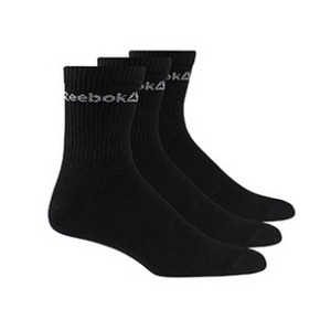 11日0点、双11预告：Reebok 锐步 ACT CORE CREW SOCK 3P 男女训练袜子 19元包邮（用
