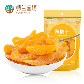 楼兰蜜语 黄桃水果干100g 15.8元