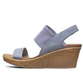 Skechers 斯凯奇 女款原木色坡跟鞋 189元（需用券）