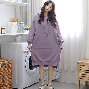 双11预售：韩都衣舍 EQ12889 女士卫衣连衣裙 低至111元（需定金20元） ￥159