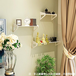 双十一预告 思雨 墙上置物架免套装20cm+30cm+40cm 18.00元包邮 ￥18