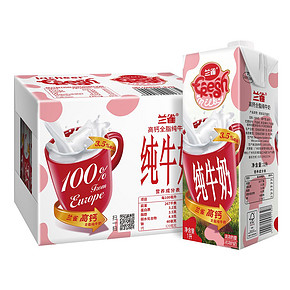 11日0点、双11预告：兰雀 全脂纯牛奶 1L*12盒 *5件 +凑单品 102.75元（前2小时）
