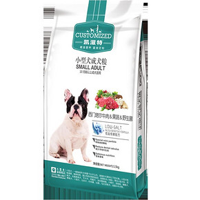 麦富迪狗粮通用型成犬1.5kg 泰迪贵宾比熊博美金毛小型犬成犬狗粮 *16件 148.2