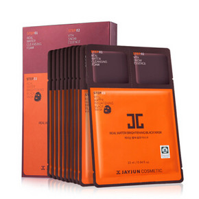 88VIP、历史低价：JAYJUN 黑色水光面膜 25ml 10片装 *4件 +凑单品 115.9元包邮（双