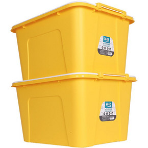 CHAHUA 茶花 收纳箱塑料 58L 2个装 69.9元