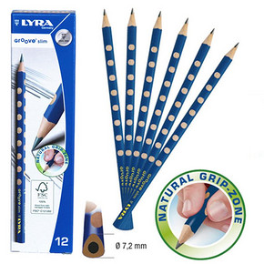 LYRA 艺雅 三角洞洞铅笔 HB/2H/2B 12支装 送卷笔刀 橡皮擦 14.8元