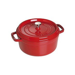 STAUB 珐琅铸铁汤锅 樱桃红 18cm 789元包邮 ￥789