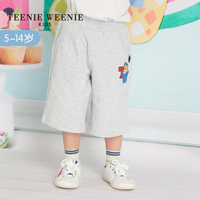 TeenieWeenie Kids小熊童装男童运动裤五分裤夏宽松TKTM86601I 179元