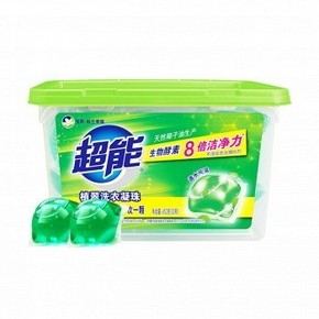 天猫 88VIP： 超能 植翠洗衣凝珠 30颗 *3件 71.11元包邮（合23.7元/件）