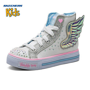Skechers 斯凯奇 儿童翅膀闪灯帆布鞋10758L 219元包邮 ￥219