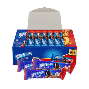 亿滋 奥利奥威化饼干巧克棒460.8G摩卡咖啡味27+9条零食 *2件 42.8元（合21.4元/