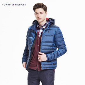 TOMMY HILFIGER男装秋冬简约短款羽绒服-MW0MW03386NW 1596元