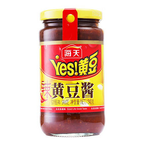 海天辣黄豆酱340g 拌面豆瓣酱辣椒酱 辣子鸡麻辣香锅调料 9元