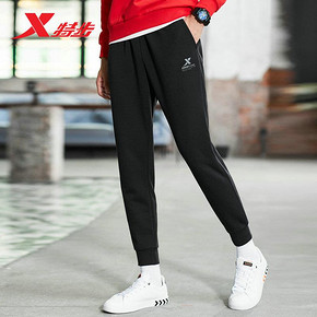 特步（XTEP） 881329639275 男长款小脚裤 79元