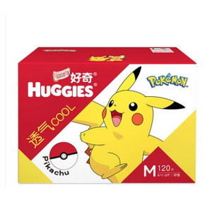 HUGGIES 好奇 铂金装 婴儿纸尿裤 M120片 *2件 281.2元包邮（合140.6元/件） ￥281