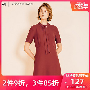 ANDREW MARC XFSW8GD218MNY 女士A字连衣裙 *3件 379.95元（合126.65元/件）